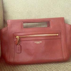 Coach leather handbag